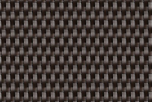 Polyrattan Betekintésgátló korláttakaró, 1400 g/m2, 20mx1,1m, RD02 Sötétbarna