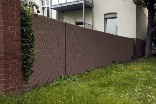 Polyrattan Betekintésgátló korláttakaró, 1400 g/m2, 20mx0,9m, RD01 Dióbarna