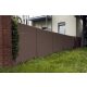 Polyrattan Betekintésgátló korláttakaró, 1400 g/m2, 20mx0,9m, RD01 Dióbarna