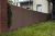 Polyrattan Betekintésgátló korláttakaró, 1400 g/m2, 20mx1m, RD01 Dióbarna