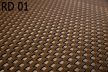 Polyrattan Betekintésgátló korláttakaró, 1400 g/m2, 20mx1m, RD01 Dióbarna