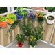 Polyrattan Betekintésgátló korláttakaró, 1400 g/m2, 20mx1m, RD08 Szalmasárga