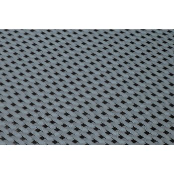   Polyrattan Betekintésgátló korláttakaró, 900 g/m2, 40mx1m, RC31 Szürke-Fekete