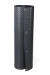 Polyrattan Betekintésgátló korláttakaró rögzítőlyukkal, 1400 g/m2˛, 3mx1m, RD03 Antracit (sötétszürke)