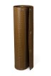 Polyrattan Betekintésgátló korláttakaró rögzítőlyukkal, 1400 g/m2˛, 3mx0,9m, RD13 Mézbarna