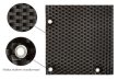 Polyrattan Betekintésgátló korláttakaró rögzítőlyukkal, 1400 g/m2˛, 5mx0,9m, RD02 Sötétbarna