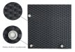 Polyrattan Betekintésgátló korláttakaró rögzítőlyukkal, 1400 g/m2˛, 5mx0,9m, RD03 Antracit (sötétszürke)