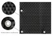 Polyrattan Betekintésgátló korláttakaró rögzítőlyukkal, 1400 g/m2˛, 5mx0,9m, RD04 Fekete