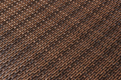 Polyrattan Betekintésgátló korláttakaró rögzítőlyukkal, 900 g/m2˛, 20mx1m cm, RC30 Réz (színű)