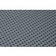 Polyrattan Betekintésgátló korláttakaró rögzítőlyukkal, 900 g/m2˛, 1m széles, méterre rendelhető, RC31 Szürke-Fekete