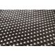 Polyrattan Betekintésgátló korláttakaró rögzítőlyukkal, 900 g/m2˛, 1m széles, méterre rendelhető, RC32 Fekete-Szürke