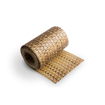   Polyrattan Kerítésbe fűzhető belátásgátló szalag, 1400 g/m2˛, 255x19 cm, RD08 Szalmasárga