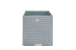 Polyrattan Kerti Virágláda 46x46x46 cm, RD02 Sötétbarna