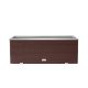 Polyrattan Kerti Virágláda 108x39x43 cm, RD01 Dióbarna