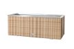 Polyrattan Kerti Virágláda 108x39x43 cm, RD12 Zöld