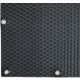Polyrattan Betekintésgátló korláttakaró rögzítőlyukkal, 1400 g/m2˛, 5mx1m, RD03 Antracit (sötétszürke)