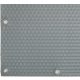 Polyrattan Betekintésgátló korláttakaró rögzítőlyukkal, 1400 g/m2˛, 5mx1m, RD17 Világosszürke