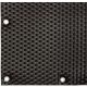 Polyrattan Betekintésgátló korláttakaró rögzítőlyukkal, 1400 g/m2˛, 1m széles, méterre rendelhető, RD02 Sötétbarna