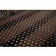 Polyrattan Betekintésgátló korláttakaró, 1400 g/m2, 3mx0,9m, RD06 Barna Mix