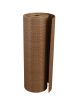 Polyrattan Betekintésgátló korláttakaró, 1400 g/m2, 5mx1m, RD13 Mézbarna